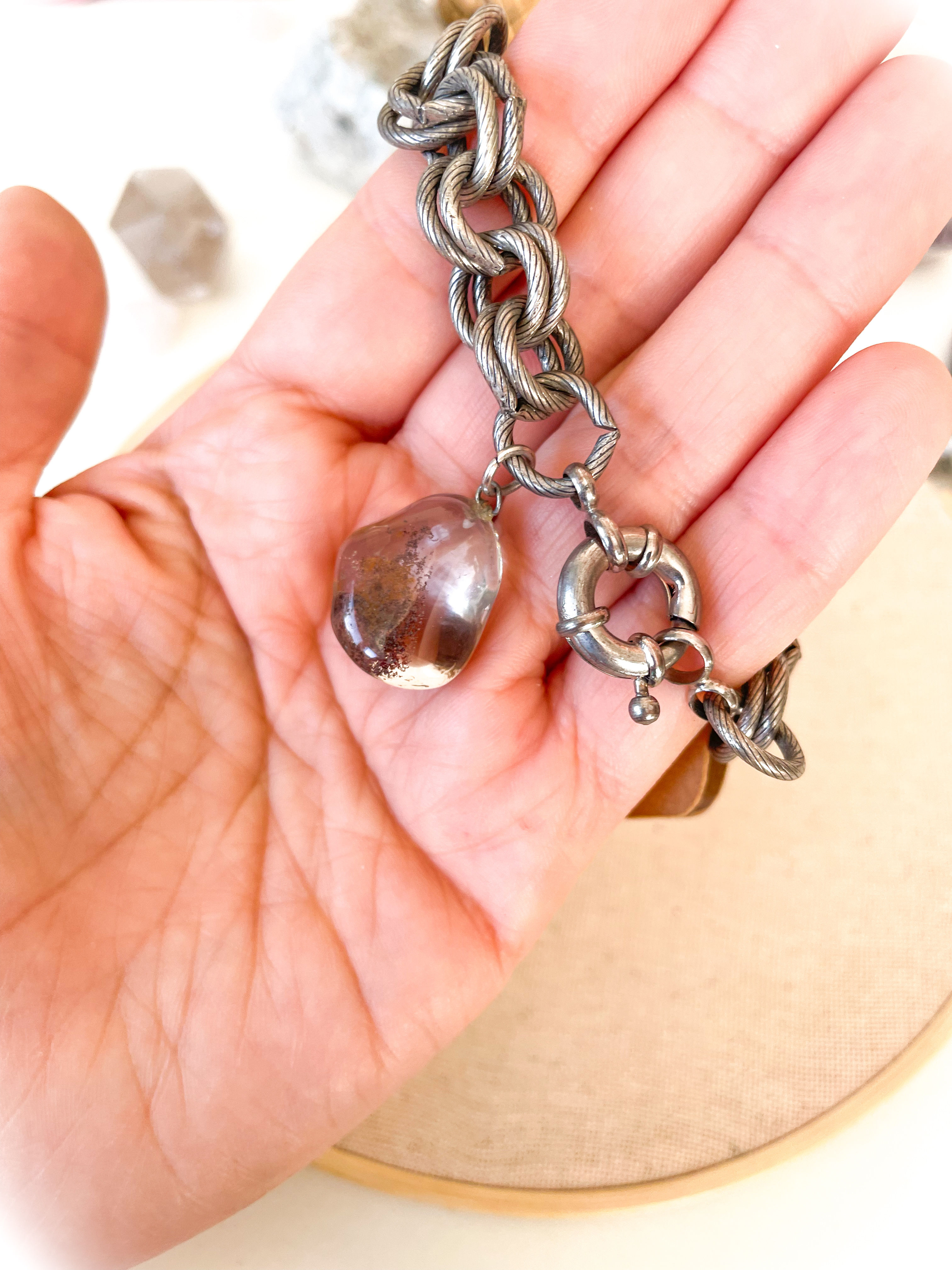 Pulsera Cuarzo ahumado 