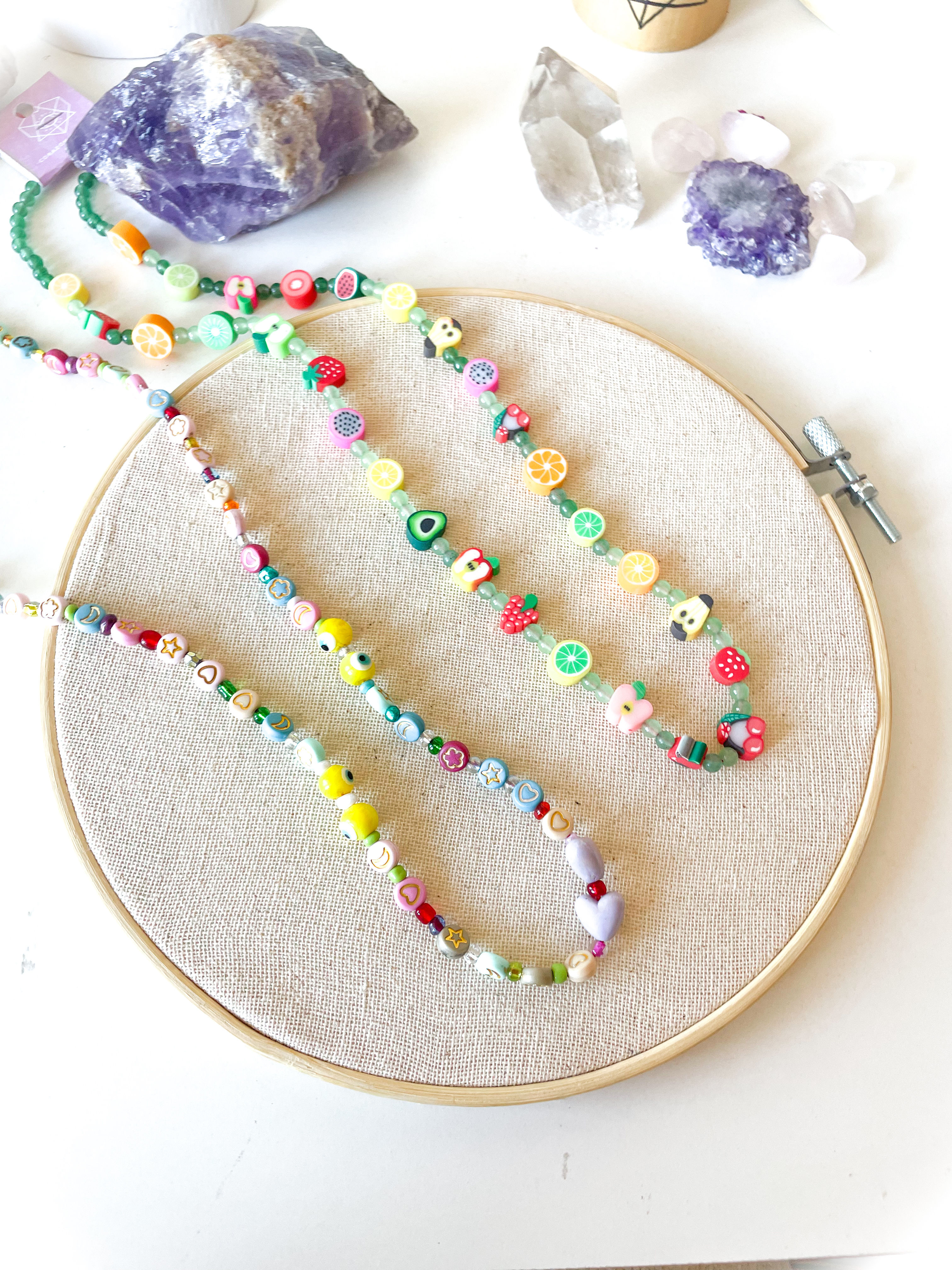 Collar Frutitas cuarzo verde 