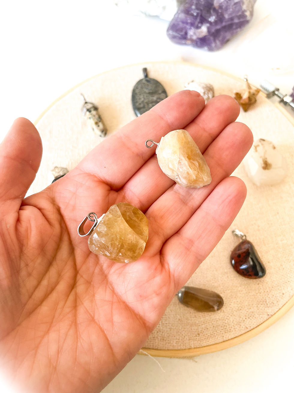Miniatura: Colgante piedra 