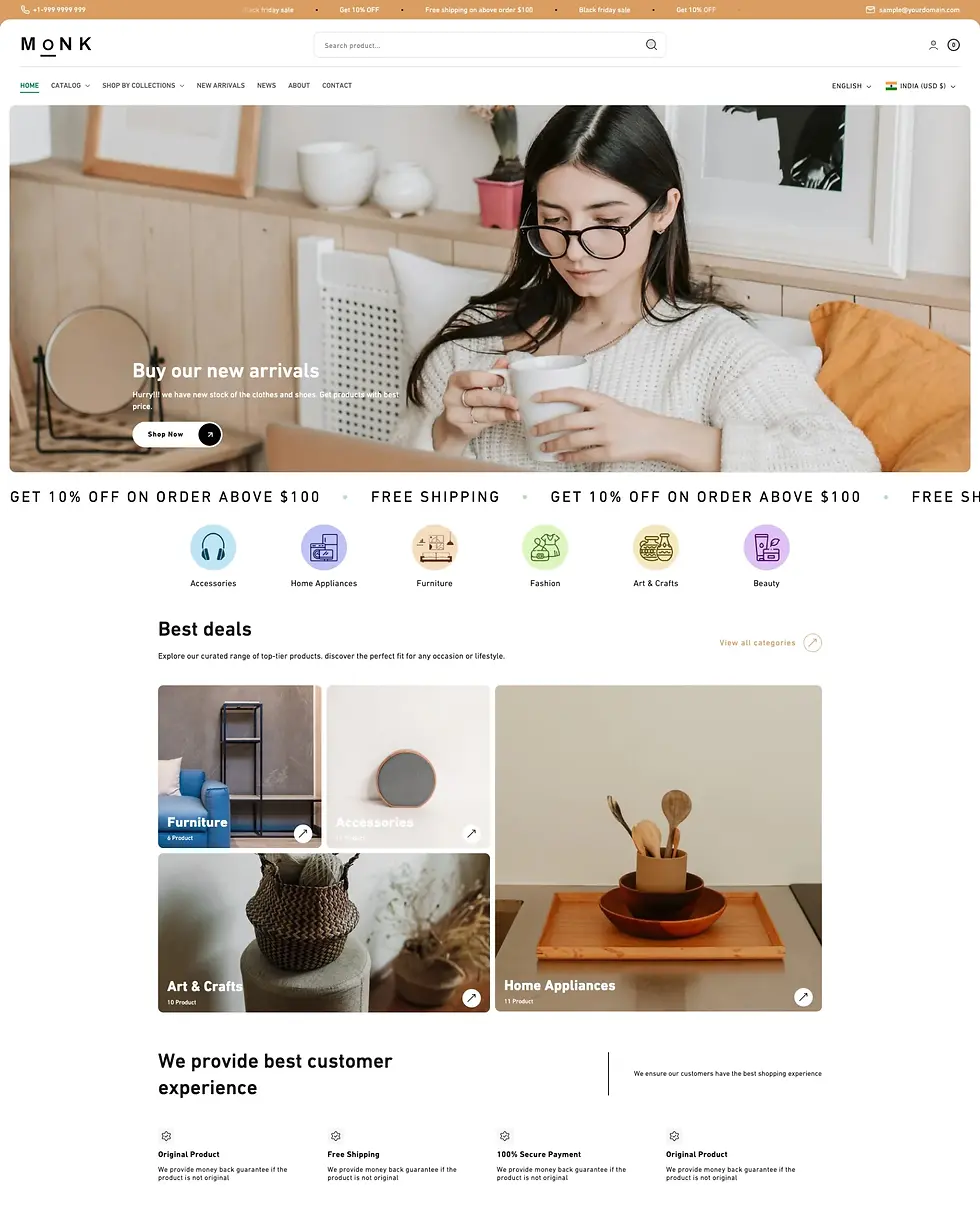 Shopify website themes