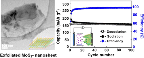 Liquid-Phase Exfoliation of 2D Chalcogenides and Its Application on Sodium Ion Battery