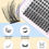 Miniature : SANISHI 144 cils individuels 3D curl, pince à cils & kit colle.
