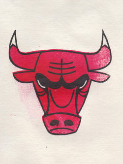 Bulls Screen Print