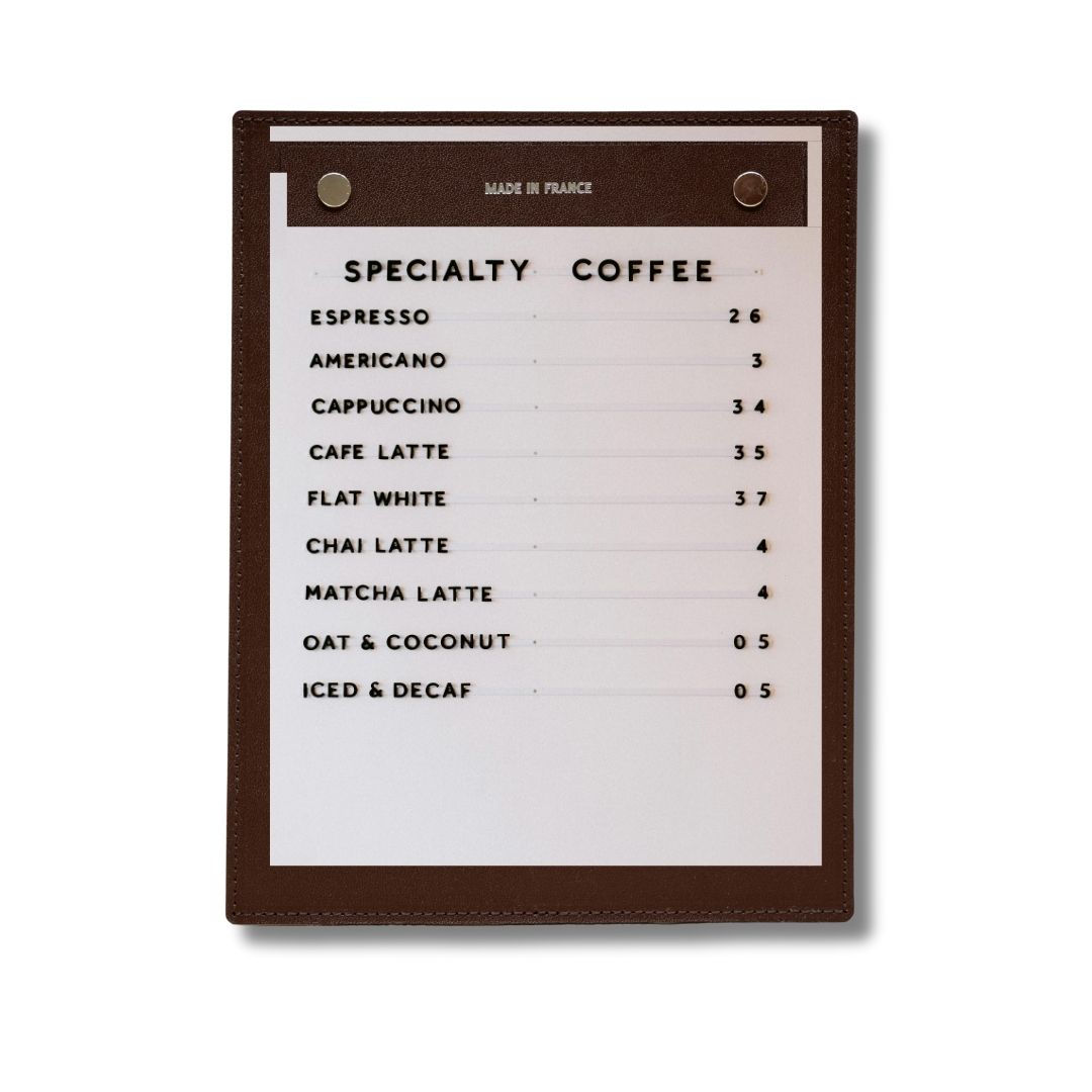 PORTE MENU DESIGN - A5 & A4