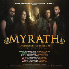 Myrath anuncia turnê latino-americana com três shows no Brasil em dezembro de 2026
