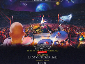 COLDPLAY -Sucesso no Rock in Rio, volta ao Brasil em outubro para MAIS oito novos shows