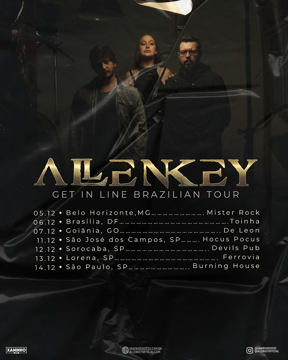 Allen Key: Get in Line Tour passará por quatro estados nacionais em dezembro