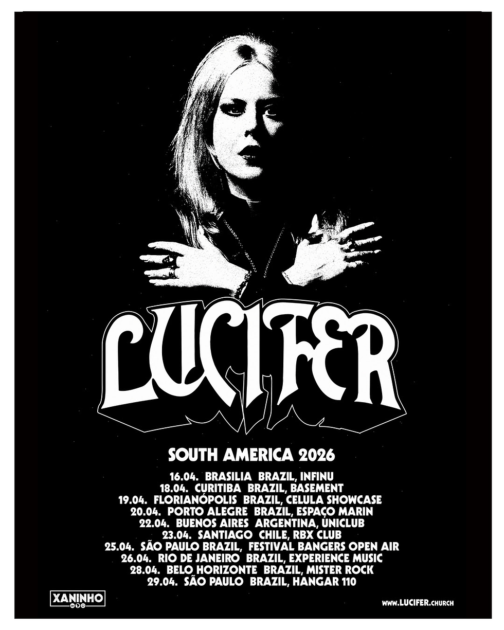 Falta um mês para a turnê do Lucifer no Brasil, atração do Bangers Open Air