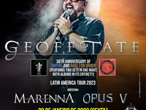 GEOFF TATE TOCA “EMPIRE” E “RAGE FOR ORDER” NA ÍNTEGRA (SÃO PAULO/SP)
