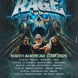 Rage, clássica banda alemã de heavy metal, volta ao Brasil para três shows