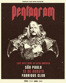 São Paulo recebe em agosto o show de despedida do Pentagram, pioneiros do doom