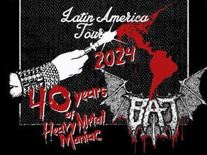 Exciter: Trio celebra os 40 anos de ‘Heavy Metal Maniac’ em tour latino-americana em abril ao lado do Bat
