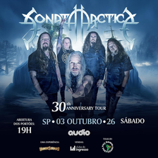 SONATA ARCTICA RETORNA AO BRASIL EM OUTUBRO COM TURNÊ DE 30 ANOS DE CARREIRA