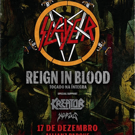 Slayer abre venda de ingressos para show único em São Paulo
