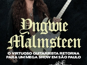 Yngwie Malmsteen - show em São Paulo para outubro