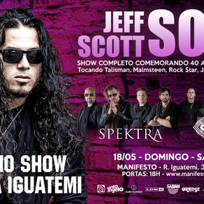 Jeff Scott Soto celebra 40 anos de carreira no Manifesto Bar
