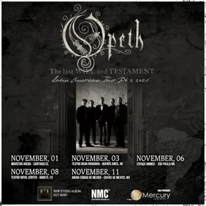 Opeth anuncia apresentação da turnê “The Last Will & Testament” no Brasil