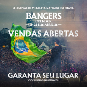 Bangers Open Air divulga as primeiras atrações da edição 2026