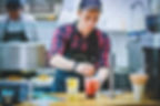 A restaurant server working in a pest free environment...Thanks to Speedy's Pest Solutions!