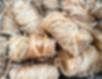Natural wood wool firelighters out of their box 