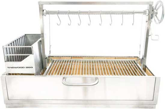 BUILT-IN SANTA MARIA ARG. WOOD FIRE & CHARCOAL GAUCHO (PRTL. ASSEM.)