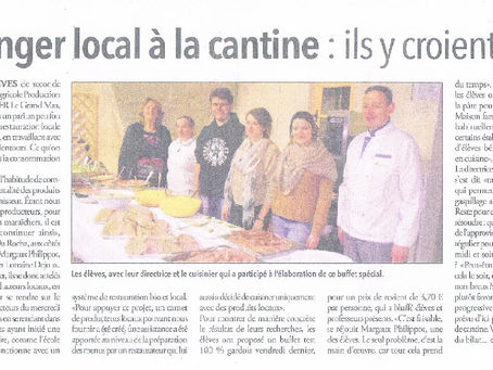 Nous sommes dans le journal !