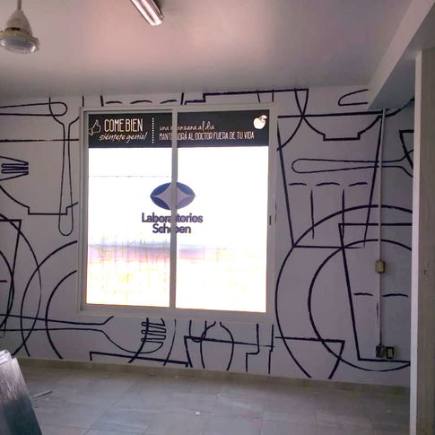 Laboratorios Schoen. Comedor industrial.