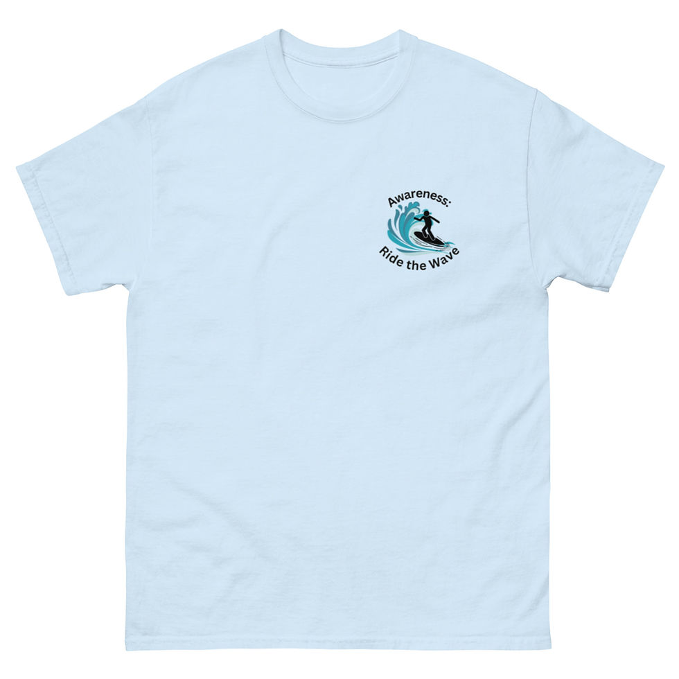 Thumbnail: Unisex classic tee | Awareness : Ride the Wave
