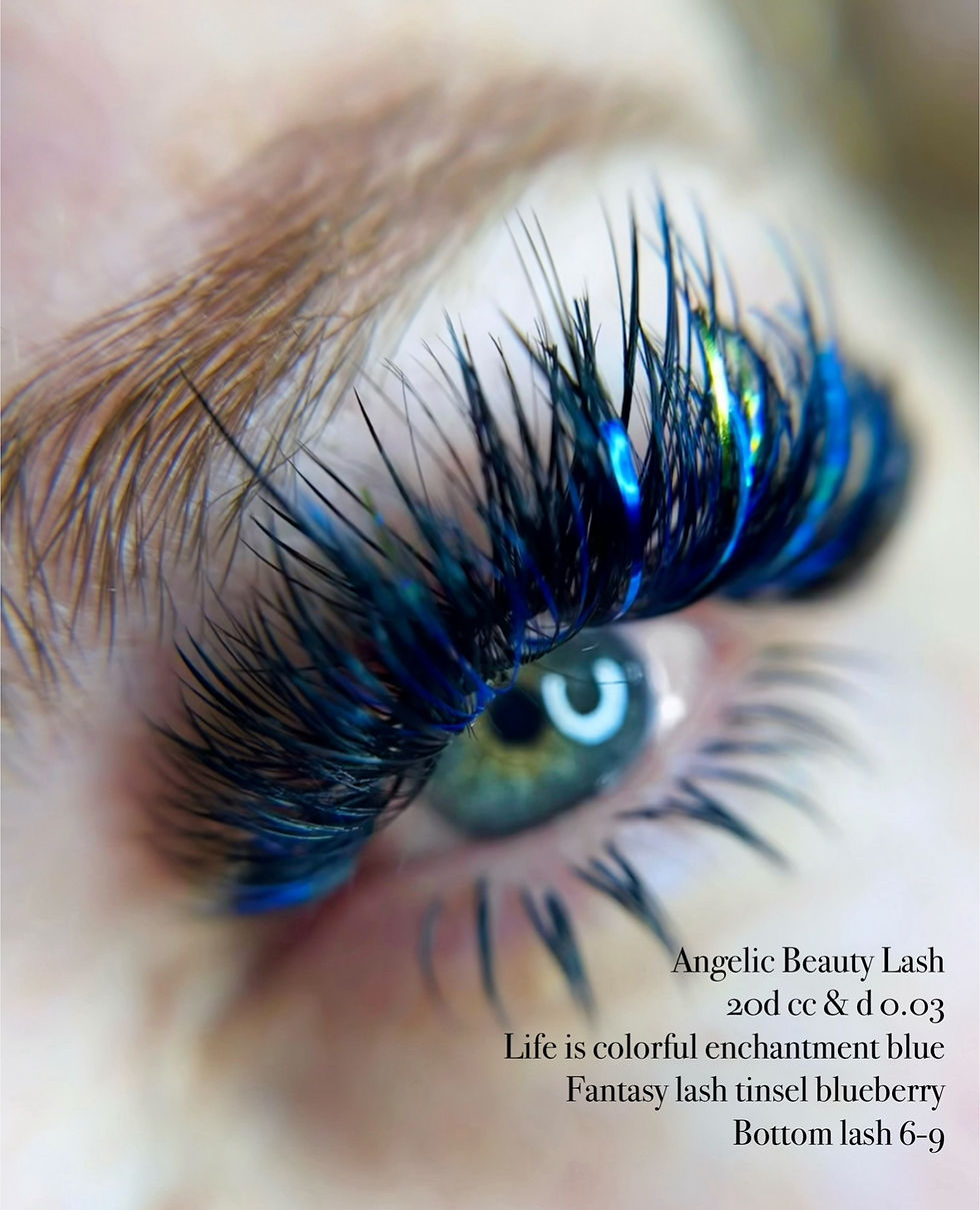 Thumbnail: BLUEBERRY FANTASY LASH TINSEL 13-16 mix