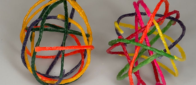 Abstract eggs coming for Easter