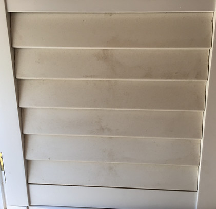 Window Blinds - Before Cleaning