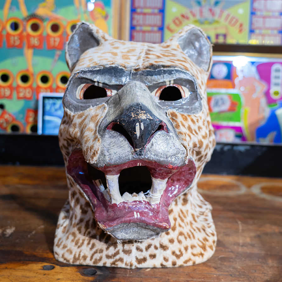 Handmade Leopard Carnival Mask