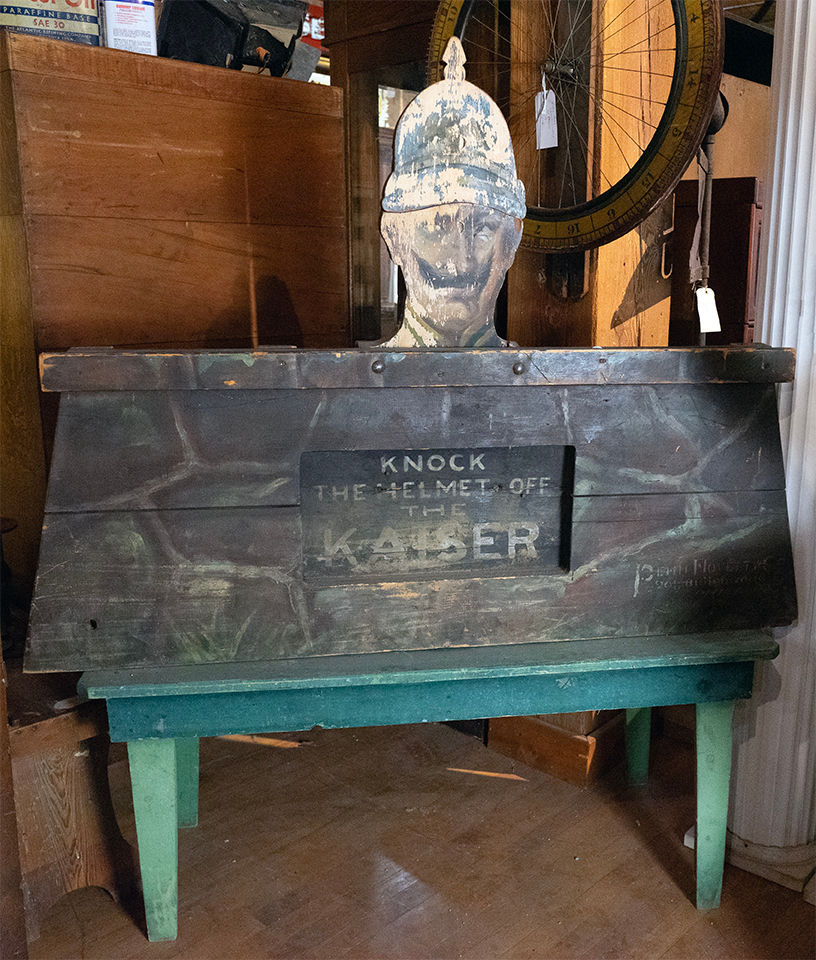 World War I-Era Carnival Knockdown Game