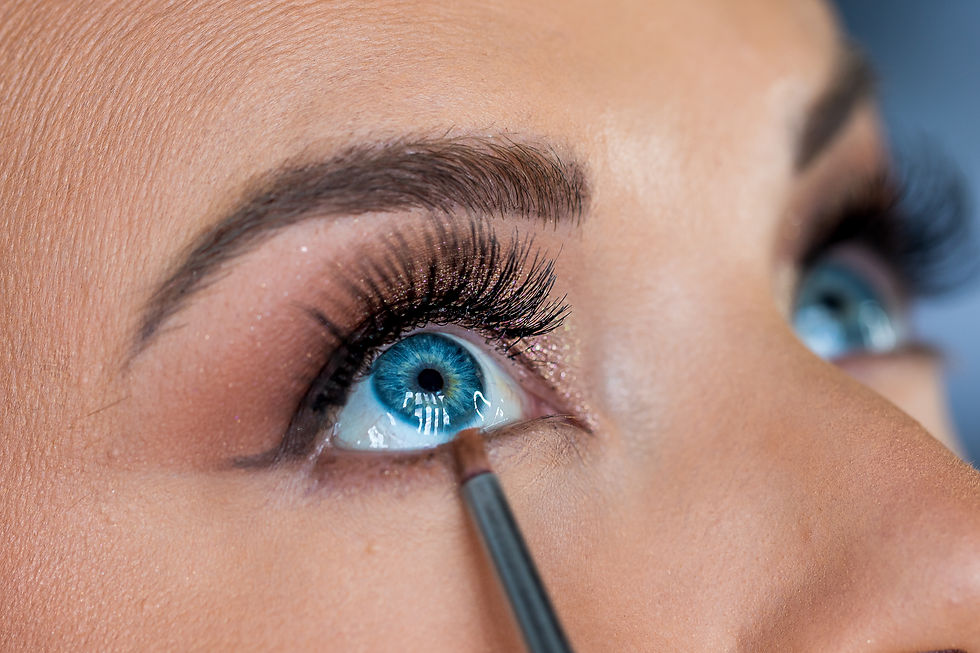 makeup at matfen hall by wedding photographer tom hibberd photography