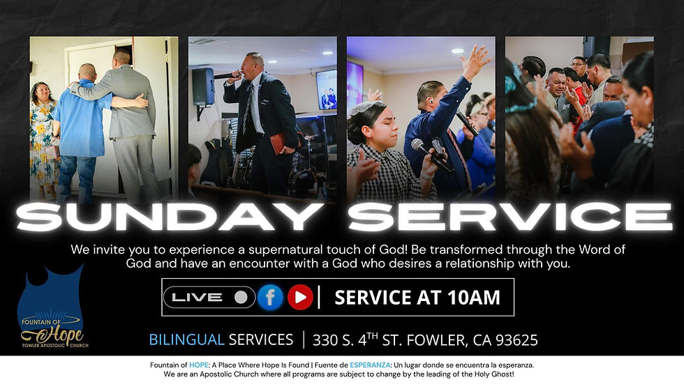 Sunday Service | Servicio Dominical