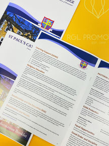 RGL PROMOTIONS - SADDLE STITCH BROCHURE
