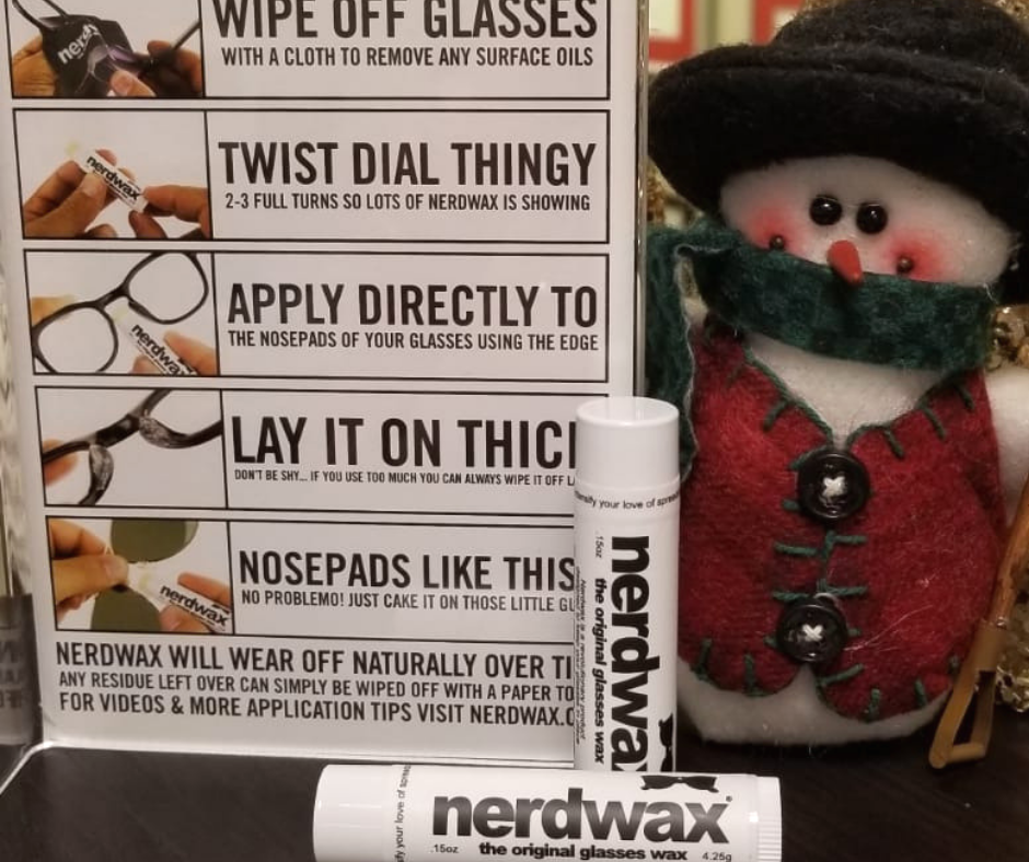 tallmadge family eye care eyepromise vitamins christmas stocking stuffers cleaning cloth nerdwax dr. dawson optometry