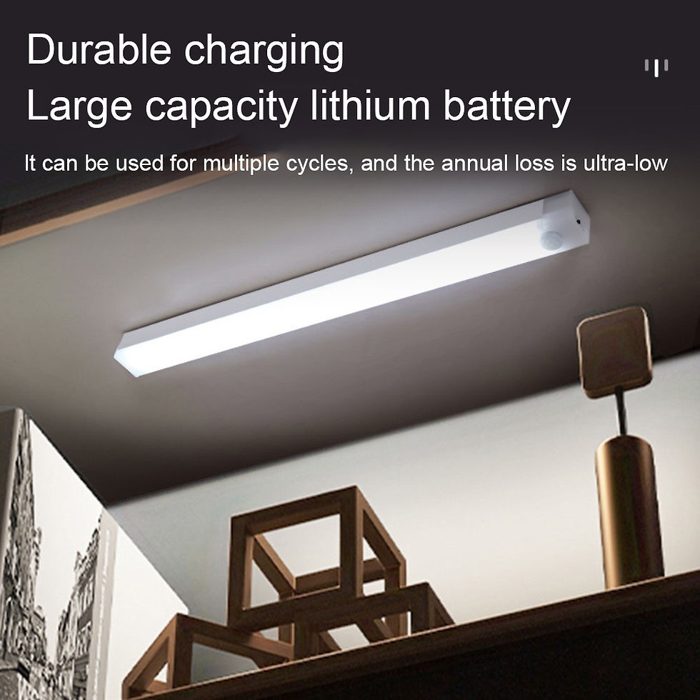 Thumbnail: LED Motion Sensor Light Wireless LED Night Light Type C Rechargeable Light Cabin