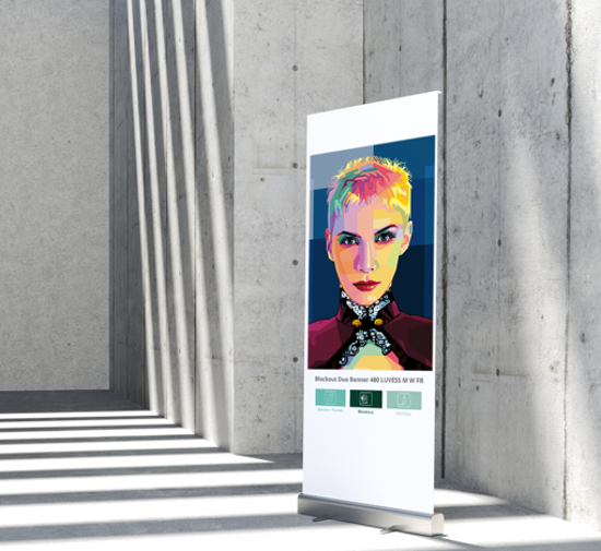 Thumbnail: DIGIMEDIA Blockout Banner - 1067 mm x 25 m (42" x 82')