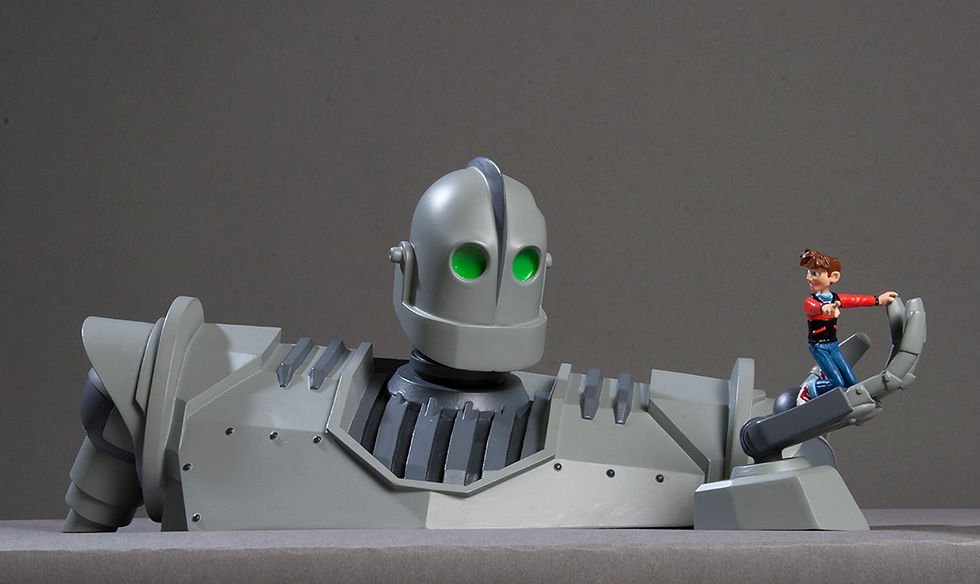 The Iron Giant Movie Statue