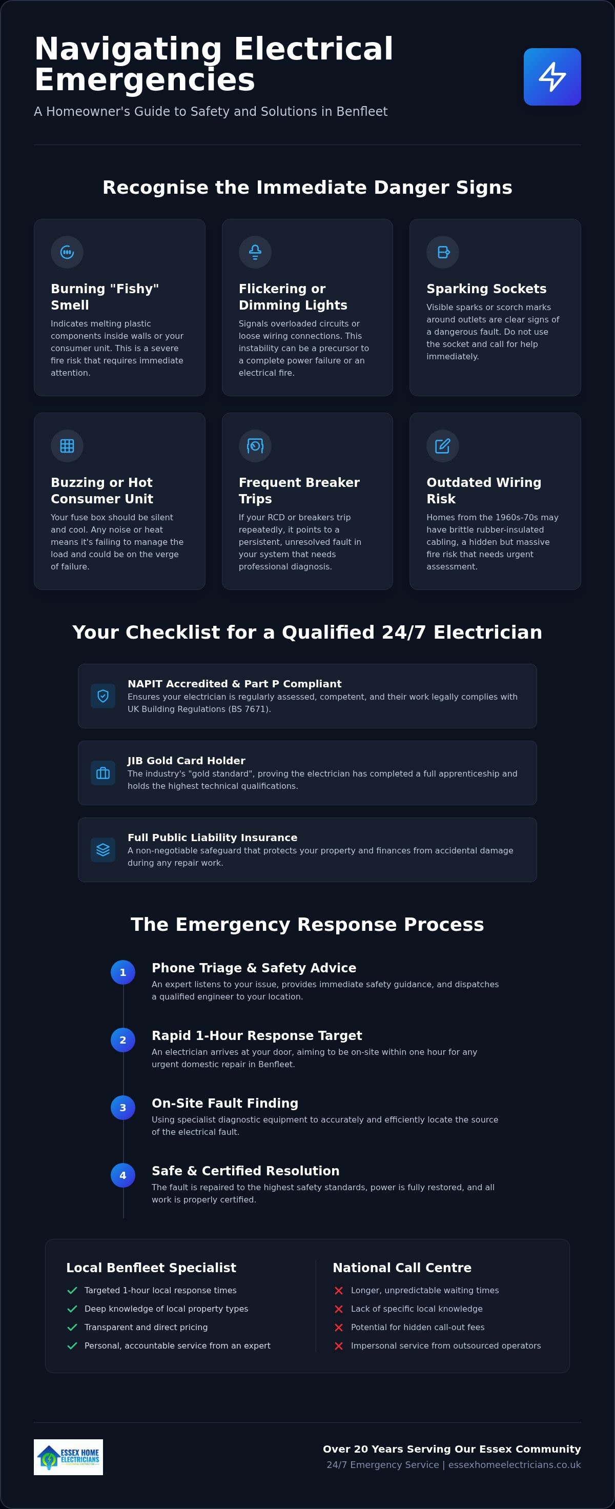 24/7 electrician near Benfleet
