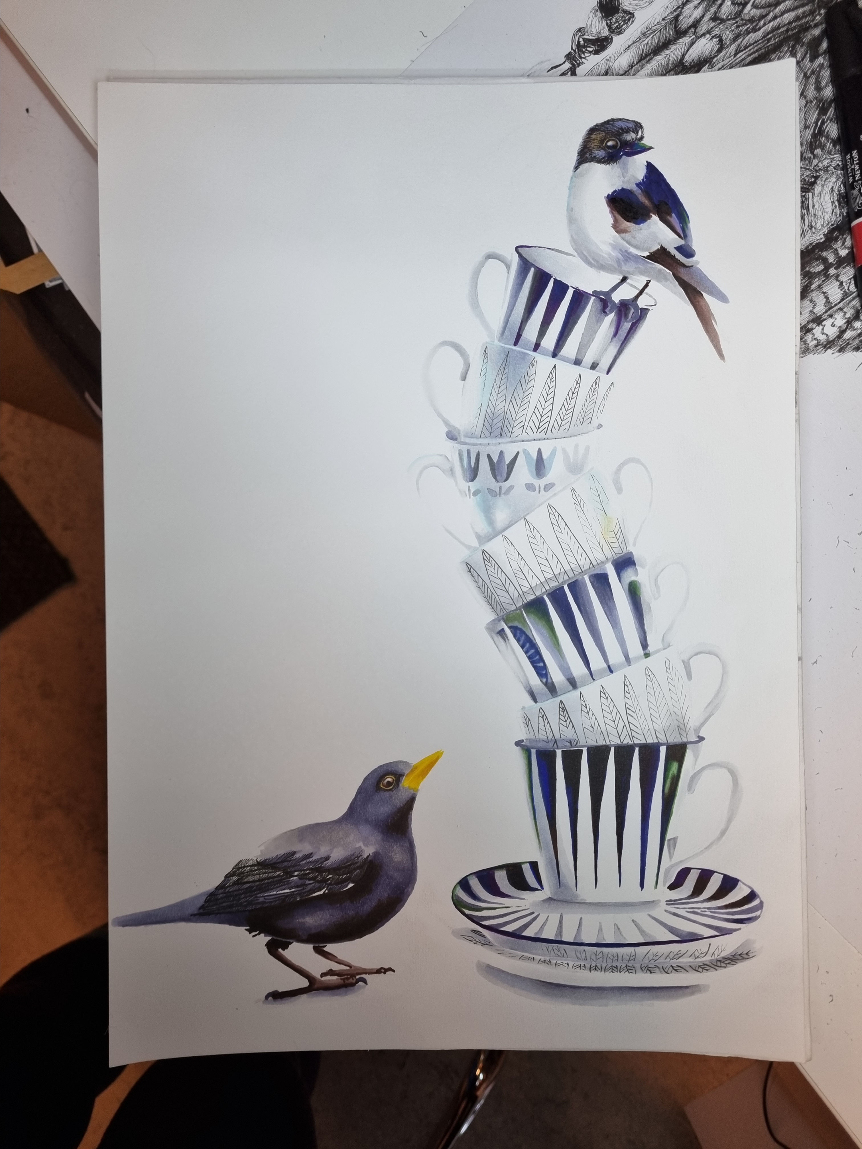 Svart kaffe en fluga?