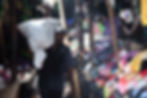 Second-hand trader in Kenya