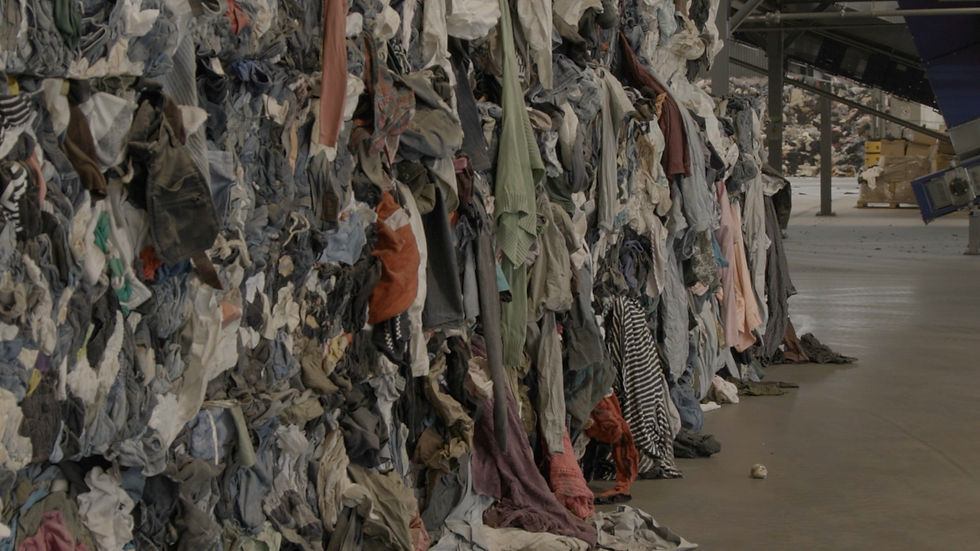 Oversupply of used textiles