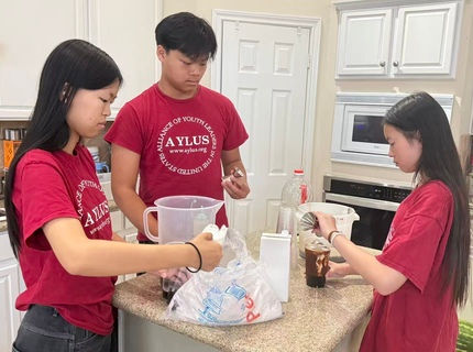 Youth Entrepreneur: Youth Leadership team relaunch tealine boba milk tea