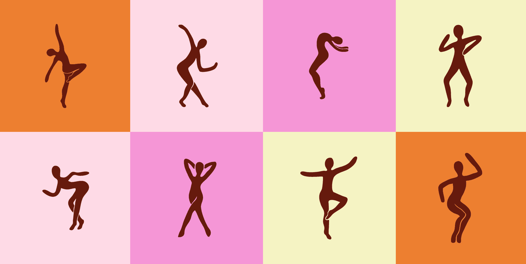 Retro dance studio branding, bold dance club brand identity, marine and dance brand design, hand-drawn dance silhouette illustrations and icons, hand-drawn disco ball pearl in pearl shell logo design, vintage script logotype, retro pink yellow color palette. Visual identity design, brand guidelines, digital branding, fun brand design, bright bold branding, creative instagram page branding. Sensual / Expressive / Magnetic / Bold / Empowering / Retro / Disco

Brand Designer, Logo Designer, Graphic Designer, Packaging Designer, Branding Services, Packaging Design, Product Design, Graphic Design, Visual Identity. Branding Agency, Branding Studio, Graphic Design Studio, Freelance Designer, Small Business Branding, Female branding, Lexielogo, Logomark.

Instagram page design, custom highlight covers, digital branding, social media design, IG post and story templates