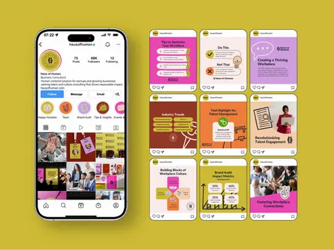 Bold unconventional HR agency branding, vibrant confident corporate brand identity, playful human resources brand design, hand-drawn work process doodle illustrations and icons, HO monogram logo design, bold serif logotype, pink lime orange purple burgundy color palette. Visual identity design, brand guidelines, digital branding, fun brand design, bright bold branding, creative instagram page branding. Bold / Innovative / Fearless / Fun / Unconventional / Edgy / Approachable / Vibrant / Energetic / Confident / Authentic

Brand Designer, Logo Designer, Graphic Designer, Packaging Designer, Branding Services, Packaging Design, Product Design, Graphic Design, Visual Identity. Branding Agency, Branding Studio, Graphic Design Studio, Freelance Designer, Small Business Branding, Female branding, Lexielogo, Logomark.