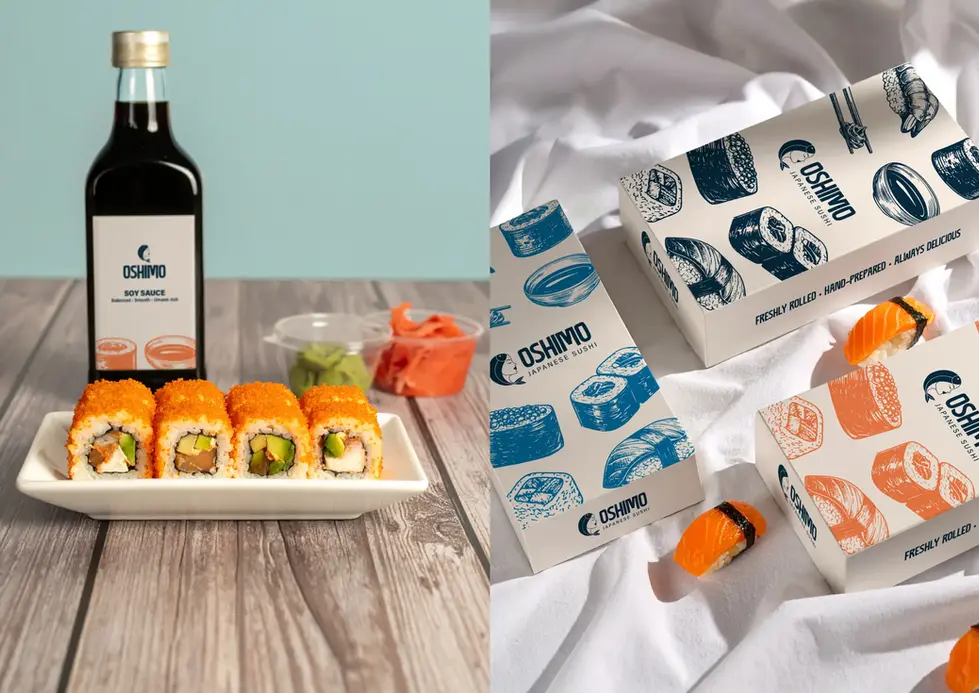 Asian sushi delivery branding, Japanese sushi restaurant brand identity, asian food brand design, hand-drawn japanese sushi food illustration, hand-drawn japanese fish woman logo design, asian logotype, elegant detailed hand-drawn japanese sushi packaging design, navy blue orange white color palette. Premium / Minimal / Soft / Elegant / Japanese-inspired / Clean / Detailed Branding.
Brand Designer, Logo Designer, Graphic Designer, Packaging Designer, Branding Services, Packaging Design, Product Design, Graphic Design, Visual Identity. Branding Agency, Branding Studio, Graphic Design Studio, Freelance Designer, Small Business Branding, Female branding, Lexielogo, Logomark.