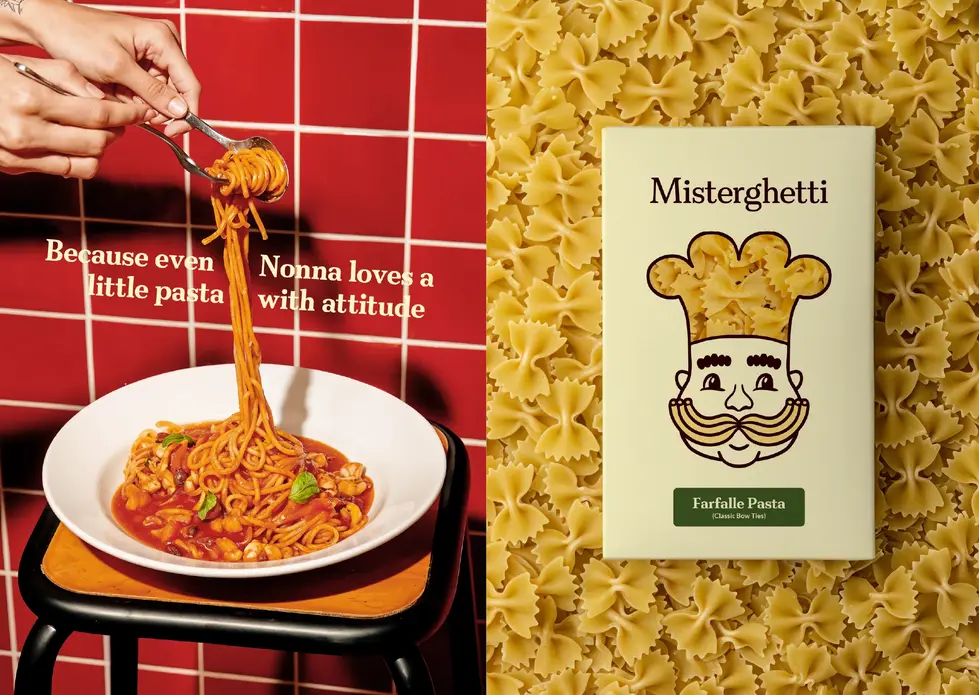 Italian pasta branding, delicious food restaurant cafe brand identity, bold playful brand design, fun mascot Italian chief logo design, pasta graphics icons, pasta packaging box design, green red yellow color palette. Brand Designer, Logo Designer, Graphic Designer, Packaging Designer, Branding Services, Packaging Design, Graphic Design, Visual Identity. Branding Agency, Branding Studio, Graphic Design Studio, Freelance Designer, Small Business Branding, Female branding, Lexielogo, Logomark.