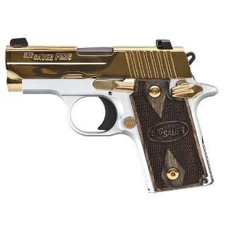 Sig Sauer 238-380-WAU P238 Pistol .380 ACP 2.72in 6rd White Gold Slide